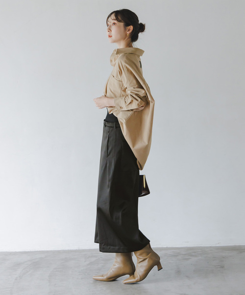 COGTHEBIGSMOKE(コグザビッグスモーク)の「COG THE BIGSMOKE/コグザビッグスモーク OKSANA TROUSER SKIRT(スカート・レディース・ブラック・FREE)」の11枚目の写真