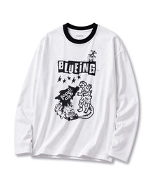 BLUEING（ブルーイング）の「BLUEING OCCULT CLUB LONG SLEEVE [WHITE]（Tシャツ/カットソー）」