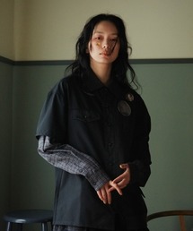 STOF（ストフ）の「STOF/ストフ/DOPE MIXTURE SHIRT JACKET（その他アウター）」