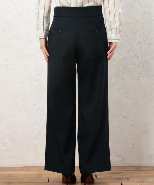 green label relaxing(グリーンレーベルリラクシング)の「CR monable WIDE パンツ◆(その他パンツ・レディース・ベージュ/ネイビー・36/38)」の3枚目の写真