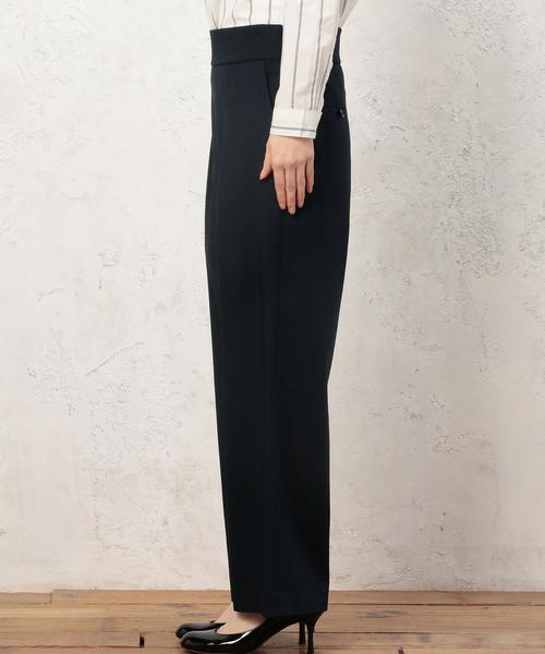 green label relaxing(グリーンレーベルリラクシング)の「CR monable WIDE パンツ◆(その他パンツ・レディース・ベージュ/ネイビー・36/38)」の5枚目の写真