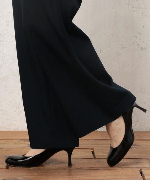 green label relaxing(グリーンレーベルリラクシング)の「CR monable WIDE パンツ◆(その他パンツ・レディース・ベージュ/ネイビー・36/38)」の12枚目の写真