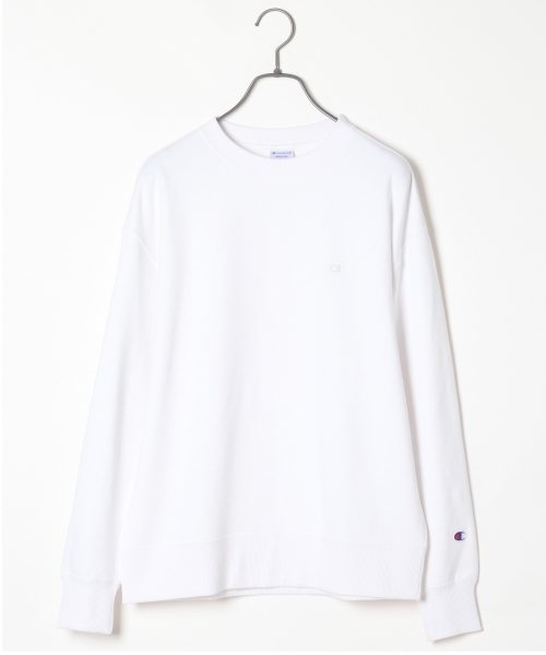 Champion（チャンピオン）の「＜Champion/チャンピオン＞別注ドロップ裏毛スウェットクルー/731367（Tシャツ/カットソー・メンズ・ブラック/マスタード/ホワイト/グレー・LARGE/MEDIUM）」の2枚目の写真