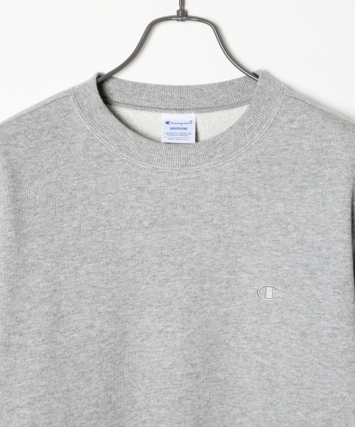 Champion（チャンピオン）の「＜Champion/チャンピオン＞別注ドロップ裏毛スウェットクルー/731367（Tシャツ/カットソー・メンズ・ブラック/マスタード/ホワイト/グレー・LARGE/MEDIUM）」の5枚目の写真