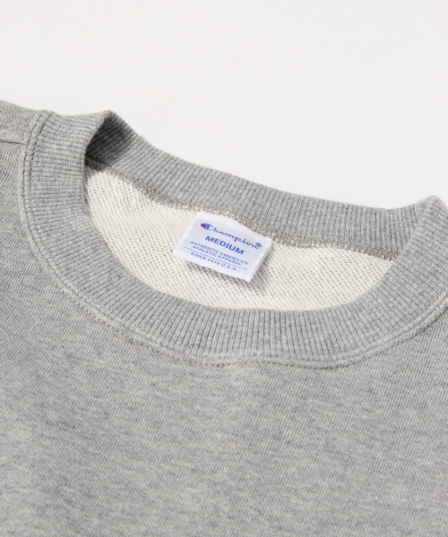 Champion（チャンピオン）の「＜Champion/チャンピオン＞別注ドロップ裏毛スウェットクルー/731367（Tシャツ/カットソー・メンズ・ブラック/マスタード/ホワイト/グレー・LARGE/MEDIUM）」の22枚目の写真