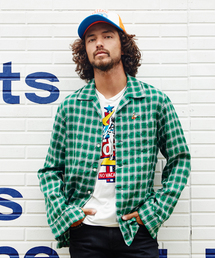 HYSTERIC GLAMOUR | GIVE ME MUSIC TIGER刺繍長袖オープンカラーSH(シャツ/ブラウス)