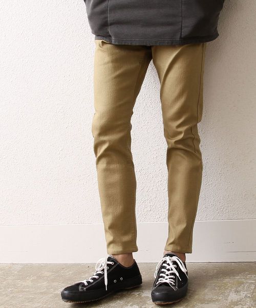 coen（コーエン）の「【スマイルプライス】イージースリムスキニーパンツ（coen EASY SLIM）2017SS（その他パンツ・メンズ・ベージュ/ブラック/ネイビー/オリーブ・SMALL/X-LARGE/LARGE/MEDIUM）」の11枚目の写真