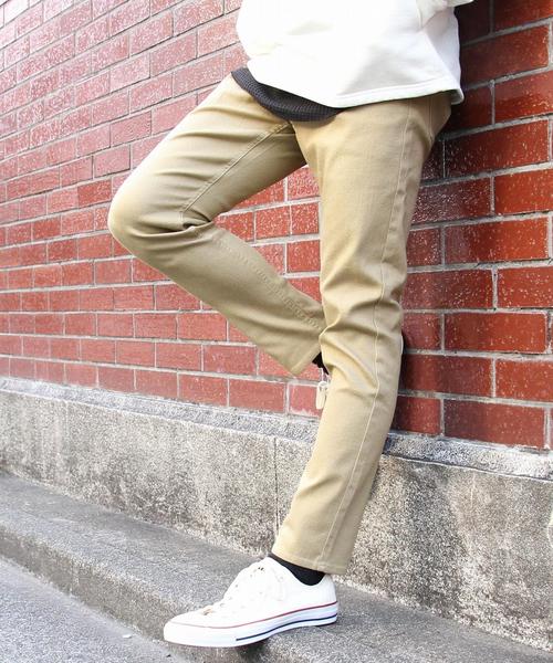 coen（コーエン）の「【スマイルプライス】イージースリムスキニーパンツ（coen EASY SLIM）2017SS（その他パンツ・メンズ・ベージュ/ブラック/ネイビー/オリーブ・SMALL/X-LARGE/LARGE/MEDIUM）」の2枚目の写真