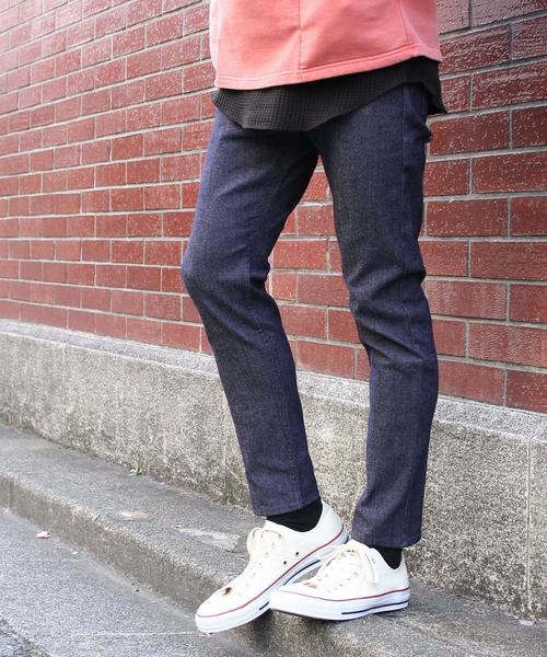 coen（コーエン）の「【スマイルプライス】イージースリムスキニーパンツ（coen EASY SLIM）2017SS（その他パンツ・メンズ・ベージュ/ブラック/ネイビー/オリーブ・SMALL/X-LARGE/LARGE/MEDIUM）」の4枚目の写真