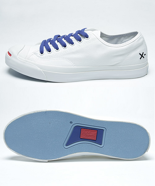 X-girl（エックスガール）の「X-girl×XLARGE×CONVERSE Jack Purcell（スニーカー・レディース・ホワイト・4/4.5/5/5.5/6）」の2枚目の写真