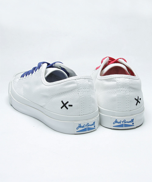X-girl（エックスガール）の「X-girl×XLARGE×CONVERSE Jack Purcell（スニーカー・レディース・ホワイト・4/4.5/5/5.5/6）」の3枚目の写真