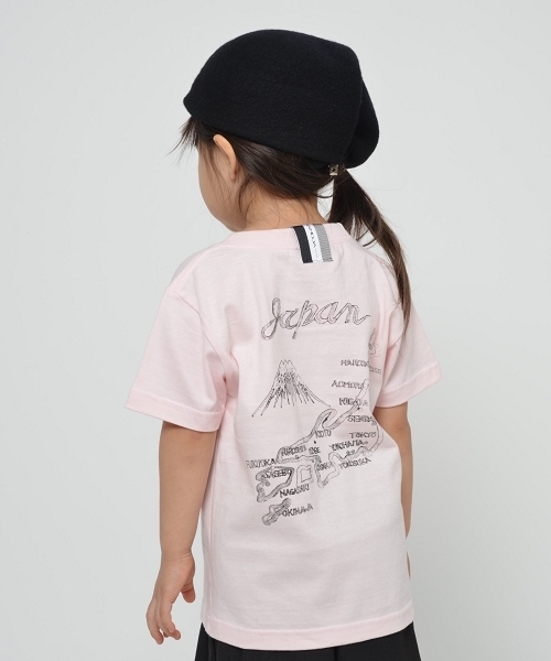 SOLPRESA（ソルプレーサ）の「TWIN　タカ　Tシャツ（Tシャツ/カットソー・キッズ・ライトピンク/ホワイト/ネイビー・100/110/130/120）」の3枚目の写真