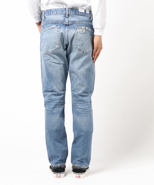 BEAUTY&YOUTH UNITED ARROWS(ビューティーアンドユースユナイテッドアローズ)の「BY クラッシュ スキニー デニムパンツ -MADE IN JAPAN- ◆(デニムパンツ・メンズ・ライトブルー・30inch/28inch/34inch/32inch)」の3枚目の写真