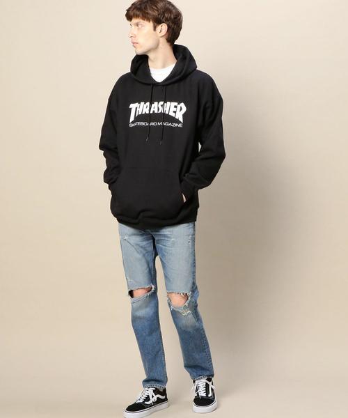 BEAUTY&YOUTH UNITED ARROWS(ビューティーアンドユースユナイテッドアローズ)の「BY クラッシュ スキニー デニムパンツ -MADE IN JAPAN- ◆(デニムパンツ・メンズ・ライトブルー・30inch/28inch/34inch/32inch)」の5枚目の写真