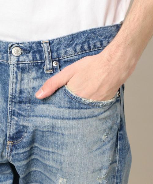 BEAUTY&YOUTH UNITED ARROWS(ビューティーアンドユースユナイテッドアローズ)の「BY クラッシュ スキニー デニムパンツ -MADE IN JAPAN- ◆(デニムパンツ・メンズ・ライトブルー・30inch/28inch/34inch/32inch)」の10枚目の写真