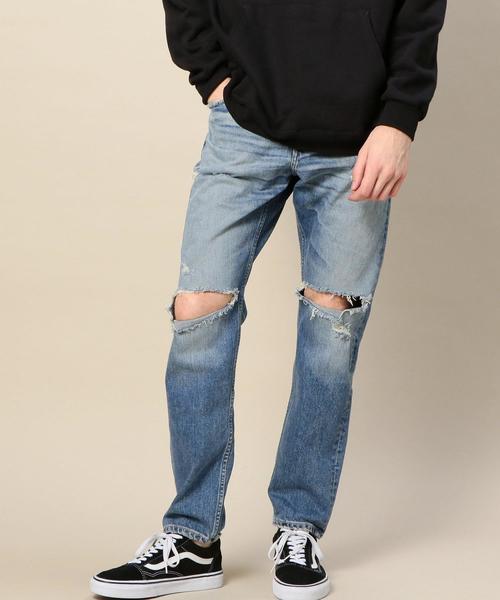 BEAUTY&YOUTH UNITED ARROWS(ビューティーアンドユースユナイテッドアローズ)の「BY クラッシュ スキニー デニムパンツ -MADE IN JAPAN- ◆(デニムパンツ・メンズ・ライトブルー・30inch/28inch/34inch/32inch)」の15枚目の写真