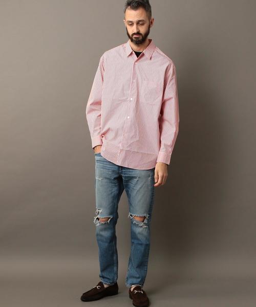 BEAUTY&YOUTH UNITED ARROWS(ビューティーアンドユースユナイテッドアローズ)の「BY クラッシュ スキニー デニムパンツ -MADE IN JAPAN- ◆(デニムパンツ・メンズ・ライトブルー・30inch/28inch/34inch/32inch)」の9枚目の写真