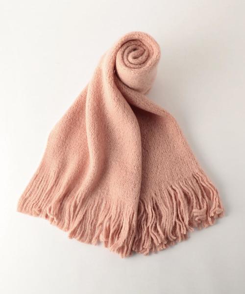 Another Edition（アナザーエディション）の「ACシンプルマフラー（ストール/ショール・レディース・ライトグレー/ライトブルー/ライトピンク/ベージュ・FREE）」の4枚目の写真