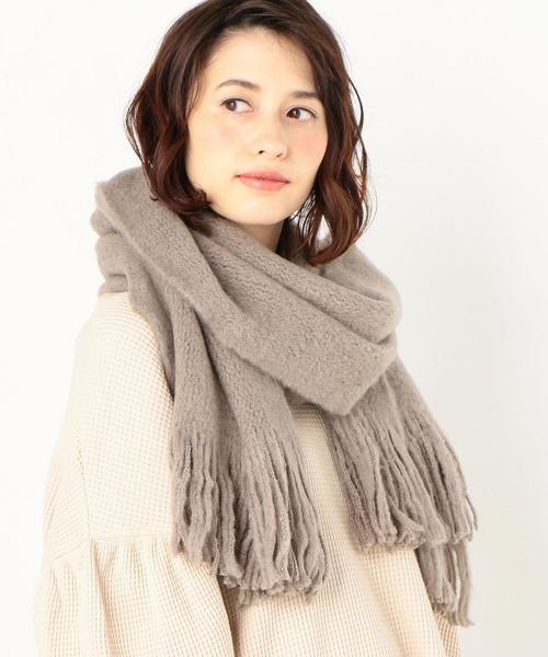 Another Edition（アナザーエディション）の「ACシンプルマフラー（ストール/ショール・レディース・ライトグレー/ライトブルー/ライトピンク/ベージュ・FREE）」の10枚目の写真