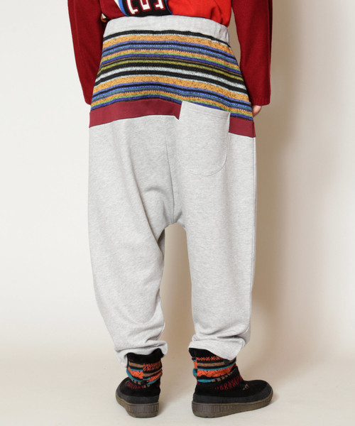 チャイハネ（チャイハネ）の「【チャイハネ】マルチボーダースウェットMEN'Sサルエルパンツ（スウェットパンツ・メンズ・キャメル/グレー/ブラック/グリーン/トップグレー/ワイン/ブラック系その他/マスタード・FREE）」の20枚目の写真