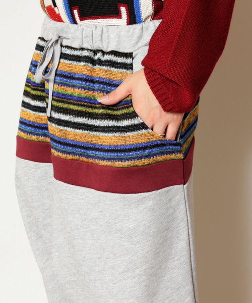 チャイハネ（チャイハネ）の「【チャイハネ】マルチボーダースウェットMEN'Sサルエルパンツ（スウェットパンツ・メンズ・キャメル/グレー/ブラック/グリーン/トップグレー/ワイン/ブラック系その他/マスタード・FREE）」の19枚目の写真