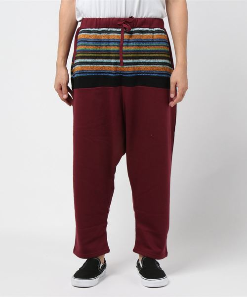 チャイハネ（チャイハネ）の「【チャイハネ】マルチボーダースウェットMEN'Sサルエルパンツ（スウェットパンツ・メンズ・キャメル/グレー/ブラック/グリーン/トップグレー/ワイン/ブラック系その他/マスタード・FREE）」の18枚目の写真