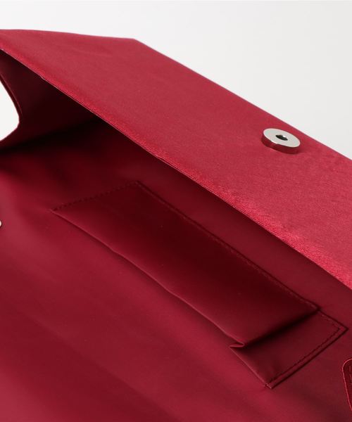 STYLEBLOCK（スタイルブロック）の「ホワイトパールプリーツパーティークラッチバッグ（クラッチバッグ・レディース・シャンパン/グレー/ブラック/ワイン/ピンク/ゴールド・FREE）」の9枚目の写真