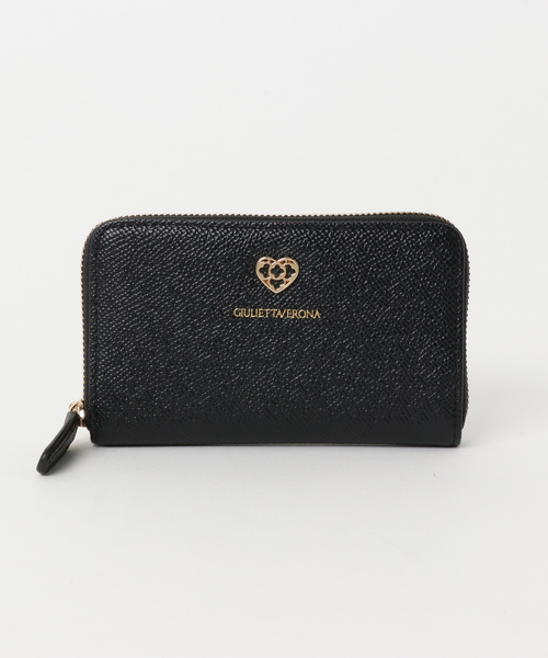 GIULIETTAVERONA(ジュリエッタヴェローナ)の「【GIULIETTAVERONA】 ジュリエッタヴェローナ ラウンドファスナー財布(財布)」|ブラック
