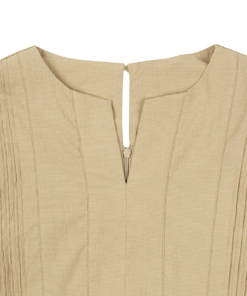 RANDA（ランダ）の「ボリュームデザインスリーブワンピース（ワンピース・レディース・ホワイト/カーキ/チェック・0/1）」の11枚目の写真