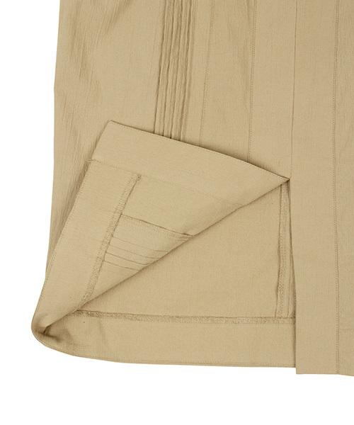 RANDA（ランダ）の「ボリュームデザインスリーブワンピース（ワンピース・レディース・ホワイト/カーキ/チェック・0/1）」の12枚目の写真