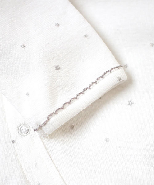 10mois（ディモワ）の「【10mois(ディモワ)】ファインコットン2wayドレス（ロンパース・キッズ・ホワイト・50-70cm）」の8枚目の写真