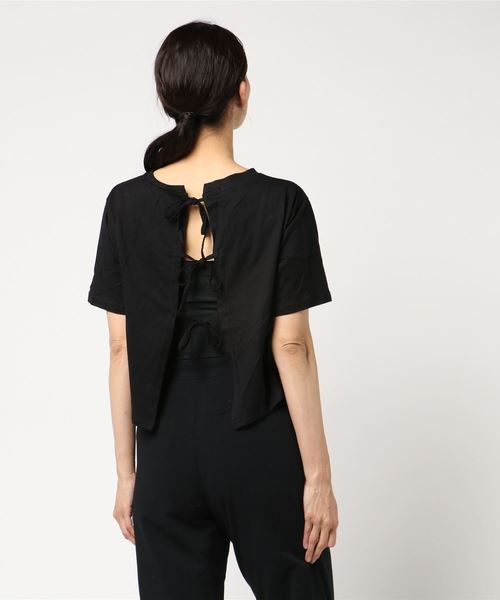 babaco バックリボンカットソー Re:EDIT（リエディ）の「バックリボン背中開きカットソートップス（T