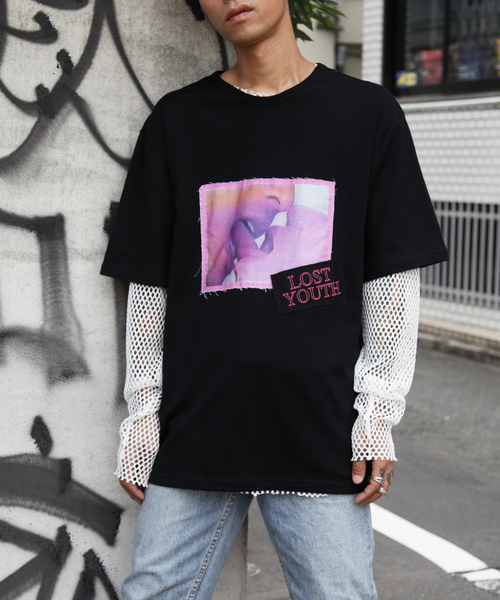 DISCOVERED(ディスカバード)の「■別注■DISCOVERED×MIDWEST EXCLUSIVE “LOST YOUTH” ビックTシャツ(Tシャツ/カットソー)」|ブラック