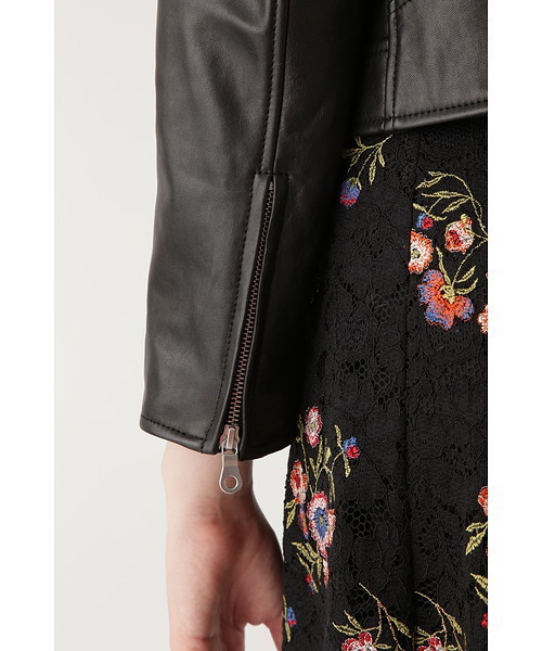 JILL STUART（ジルスチュアート）の「◆アーリーライダースジャケット（ライダースジャケット・レディース・ブラック/ベージュ・SMALL/MEDIUM）」の13枚目の写真