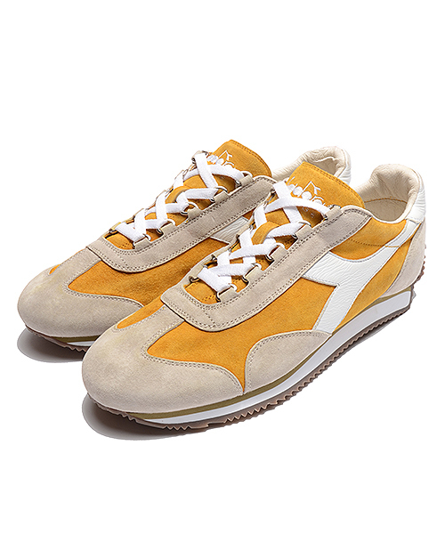 DIADORA（ディアドラ）の「diadora  / 別注 “EQUIPE STONE WASH” レザー（スニーカー・メンズ・ブラウン/ネイビー/インディゴブルー/グレー/マスタード・5.5/6/6.5/7/7.5/8/8.5/9）」の5枚目の写真