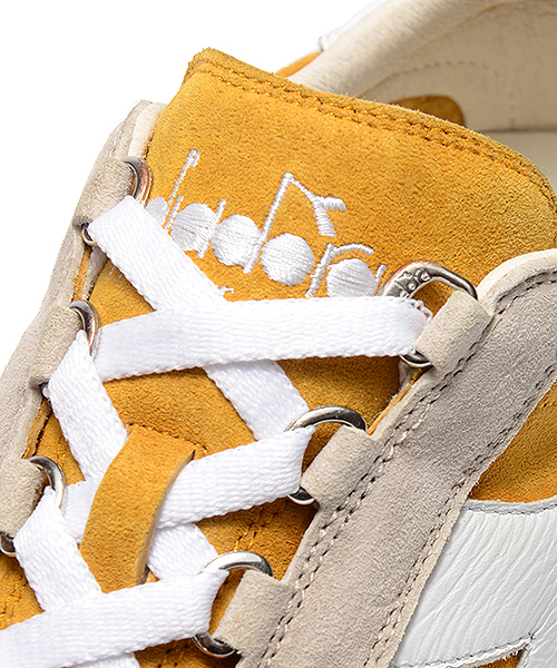 DIADORA（ディアドラ）の「diadora  / 別注 “EQUIPE STONE WASH” レザー（スニーカー・メンズ・ブラウン/ネイビー/インディゴブルー/グレー/マスタード・5.5/6/6.5/7/7.5/8/8.5/9）」の12枚目の写真