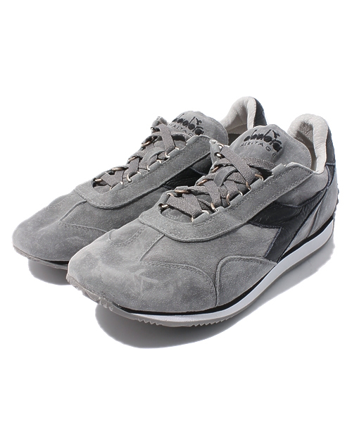 DIADORA（ディアドラ）の「diadora  / 別注 “EQUIPE STONE WASH” レザー（スニーカー・メンズ・ブラウン/ネイビー/インディゴブルー/グレー/マスタード・5.5/6/6.5/7/7.5/8/8.5/9）」の2枚目の写真