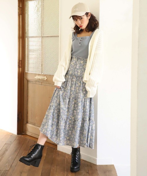 one after another NICE CLAUP（ワンアフターアナザーナイスクラップ）の「サーマルインナー（キャミソール・レディース・アイボリー/ブラック/ブルー/イエロー/ピンク・FREE）」の12枚目の写真