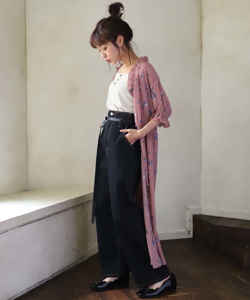 one after another NICE CLAUP（ワンアフターアナザーナイスクラップ）の「サーマルインナー（キャミソール・レディース・アイボリー/ブラック/ブルー/イエロー/ピンク・FREE）」の16枚目の写真