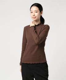 メローハイネック長袖プルオーバー