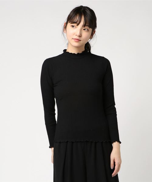 archives（アルシーヴ）の「メローハイネック長袖プルオーバー（Tシャツ/カットソー・レディース・ベージュ/ブラック/オフホワイト/ピンク系その他/ピンク/グレー/ブラウン・MEDIUM）」の3枚目の写真