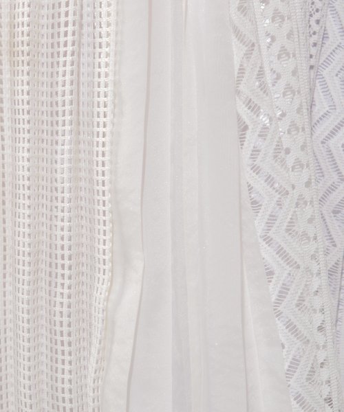 PAGEBOY(ページボーイ)の「異素材切り替えシアースカート(スカート・レディース・ホワイト/ブラック/カーキ/ライトグレー・FREE)」の17枚目の写真