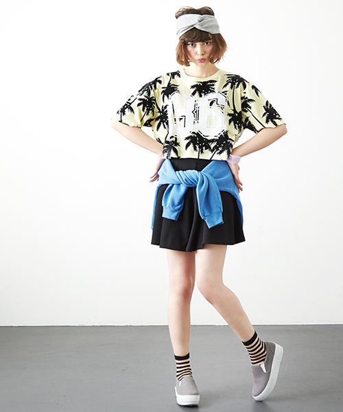 WEGO（ウィゴー）の「WEGO/スウェットサークルスカート（スカート・レディース・ホワイト系その他/ブラック/杢グレー/ブルー/アイボリー/ブルー系その他・FREE）」の16枚目の写真