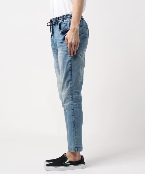 VIBGYOR(ヴィブジョー)の「VIBGYOR Select/ ストレッチデニムスキニ-パンツ(デニムパンツ・メンズ・ブラック系その他/ブルー系その他/ブルー系その他2・MEDIUM/LARGE/X-LARGE)」の4枚目の写真