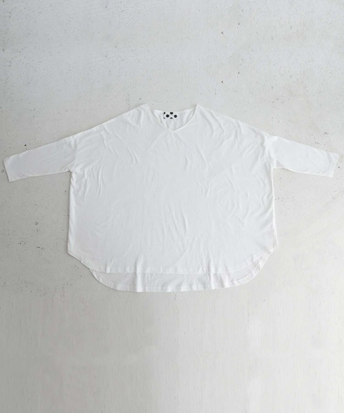 antiqua（アンティカ）の「変形ドルマントップス（Tシャツ/カットソー・レディース・ホワイト/ブラック/ベージュ/ベージュ系その他/ブラウン系その他/ブラウン系その他2・FREE）」の22枚目の写真