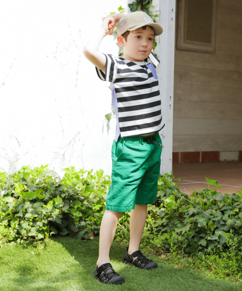 GLOBAL WORK（グローバルワーク）の「【キッズ】バックフハクキリカエＴ半袖/827688（Tシャツ/カットソー・キッズ・ダークブルー/ホワイト/ワインレッド・XX-LARGE/X-LARGE/MEDIUM/LARGE/SMALL）」の13枚目の写真