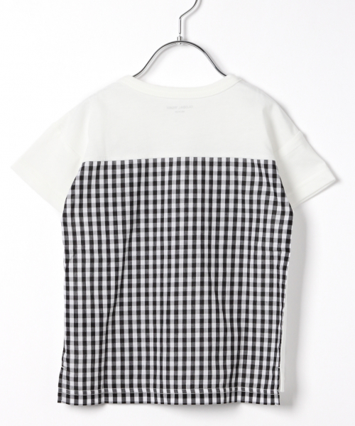 GLOBAL WORK（グローバルワーク）の「【キッズ】バックフハクキリカエＴ半袖/827688（Tシャツ/カットソー・キッズ・ダークブルー/ホワイト/ワインレッド・XX-LARGE/X-LARGE/MEDIUM/LARGE/SMALL）」の19枚目の写真
