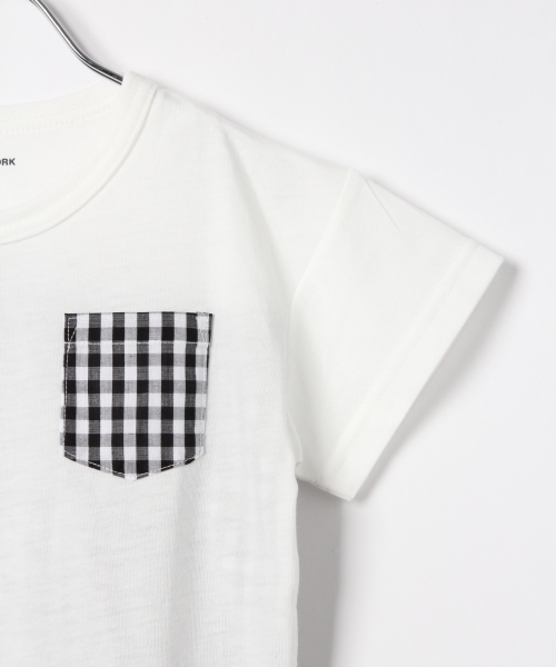 GLOBAL WORK（グローバルワーク）の「【キッズ】バックフハクキリカエＴ半袖/827688（Tシャツ/カットソー・キッズ・ダークブルー/ホワイト/ワインレッド・XX-LARGE/X-LARGE/MEDIUM/LARGE/SMALL）」の15枚目の写真