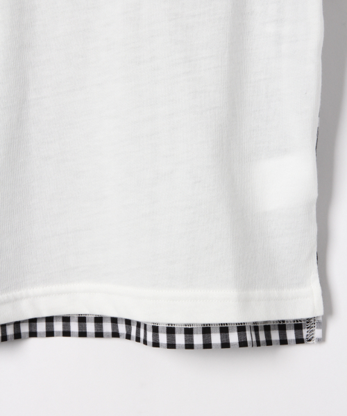 GLOBAL WORK（グローバルワーク）の「【キッズ】バックフハクキリカエＴ半袖/827688（Tシャツ/カットソー・キッズ・ダークブルー/ホワイト/ワインレッド・XX-LARGE/X-LARGE/MEDIUM/LARGE/SMALL）」の11枚目の写真