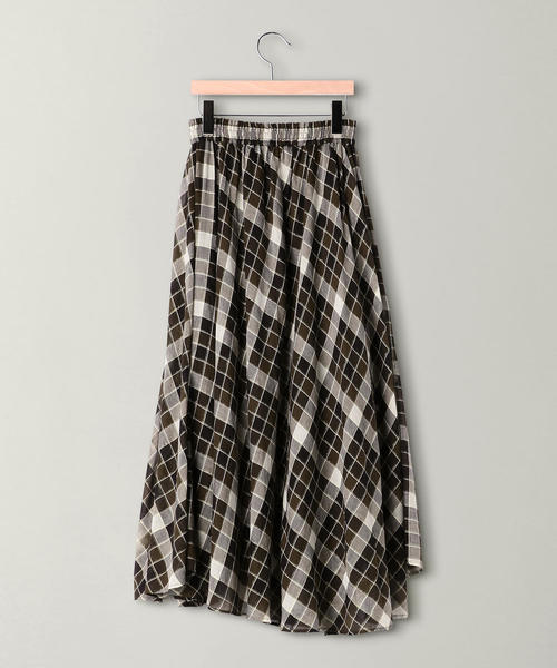 NE QUITTEZ PAS!(ヌキテパ)の「<ne Quittez pas>チェックロングスカート(スカート・レディース・ダークブラウン・FREE)」の12枚目の写真